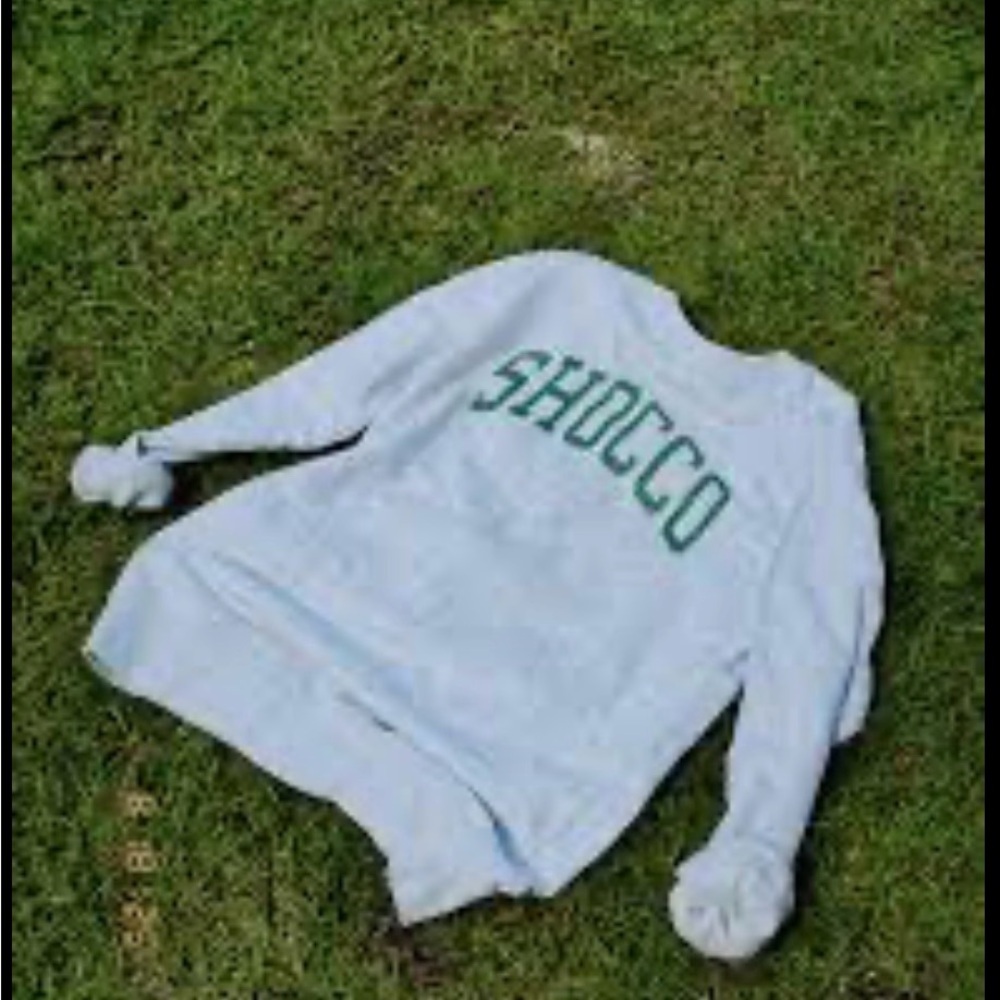 SHOCCO grey green Sweatshirt. Excellent condition